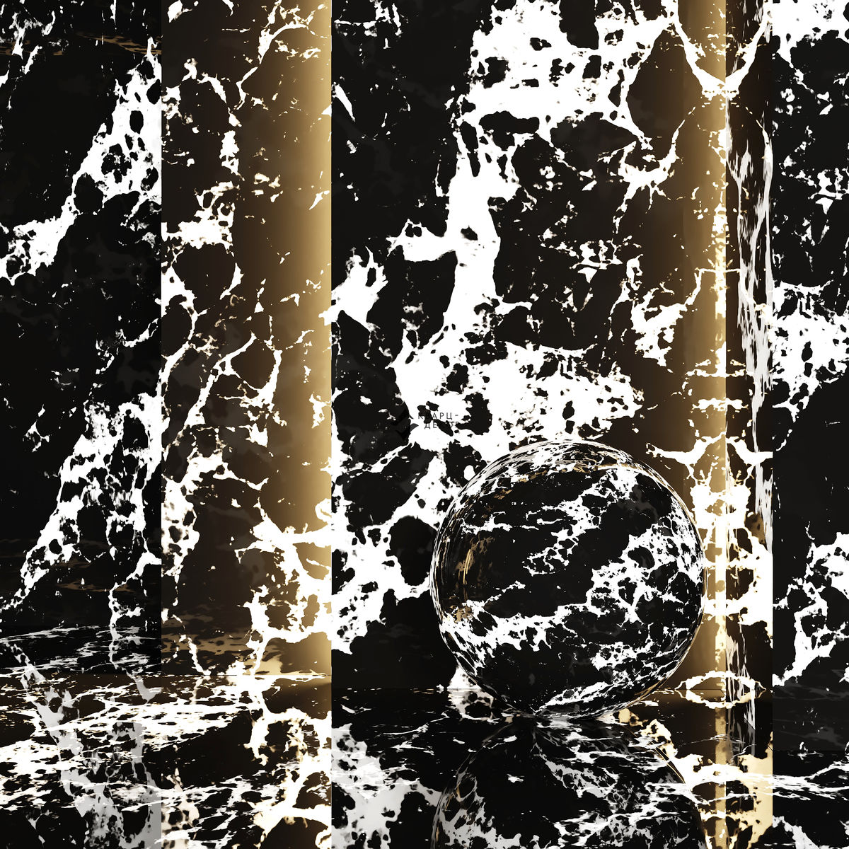Noblle Q921 Arabescato Black